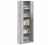 vidaXL Armario Grey Sonoma 55x25x189 cm de Madera Elaborada