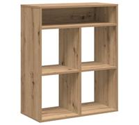 vidaXL Armario Libros Madera ingeniería Roble Artisan 66x31x80 cm