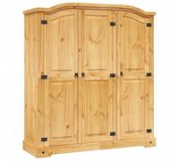 vidaXL Armario Corona 3 puertas – madera de pino mexicano