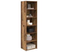 vidaXL Armario Madera Vieja 50 x 41 x 185 cm Madera contrachapada, Muebles Modernos para Sala, soluciones de Almacenamiento rectangulares, gabinete Independiente, estantes organizadores