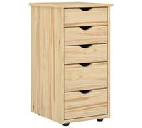 vidaXL Armario Marrón 34 x 39 x 61,5 cm Madera de Pino Macizo, Armario Grande, diseño Minimalista Rectangular, Madera de Pino para Interiores, solución práctica y móvil