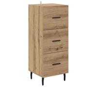 vidaXL Armario moderno con estantes, mueble de salón minimalista con cajones prácticos