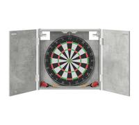 vidaXL Armario para dianas Gris Hormigón 56 x 12 x 53,5 cm