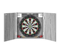 vidaXL Armario para dianas Sonoma Gris 56 x 12 x 53,5 cm