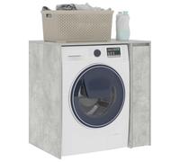 vidaXL Armario para Lavadora con Puerta Hormigón 87 x 60 x 89 cm