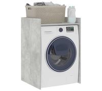 vidaXL Armario para Lavadora Concreto 67,5 x 62 x 97 cm, Baño, Moderno, diseño Rectangular, Materiales duraderos, soluciones amplias de Almacenamiento para Cada hogar, Estilo de organización intelige