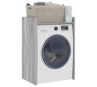 vidaXL Armario para Lavadora Gris Sonoma 67,5 x 48 x 97 cm, Baño, Rectangular, Moderno, Durable, Almacenamiento Amplio, para Organizar, Estiloso, Diseños Flexibles, Uso Eficiente del Espacio