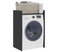 vidaXL Armario para Lavadora Roble Negro 67,5 x 48 x 97 cm, Baño, Rectangular, Moderno, Durable, Almacenamiento Amplio, para Organizar, Estiloso, Diseños Flexibles, Uso Eficiente del Espacio