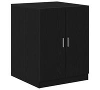 vidaXL Armario para Lavadora Roble Negro 70,5x71,5x91,5 cm Madera Elaborada