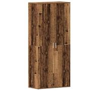 vidaXL Armario para Zapatos de Madera Antigua 80x39x180 cm Madera Elaborada