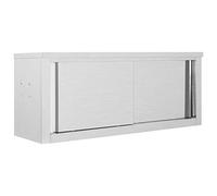 vidaXL Armario Pared de Cocina Puertas Correderas Acero Mobiliario Duradero Robusto Resistente Práctico Funcional Elegante Moderno Útil 120x40x50cm