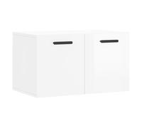 Vidaxl armario pared madera contrachapada blanco brillo 60x36,5x35 cm