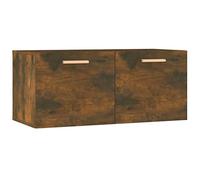 vidaXL Armario Pared Mueble Aparador Almacenaje Colgante para TV Estante Flotante Salón Decoración Madera Contrachapada Color Roble