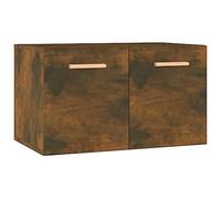 vidaXL Armario Pared Mueble Aparador Almacenaje Colgante TV Estante Flotante Salón Casa Decoración Madera Contrachapada Color Roble