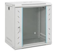 vidaXL Armario Rack de Red de Pared 12U 19" IP20 53x40x30 cm, Rack de Red 12U, armarios de Red, Armario de Red de Almacenamiento, Armario de Red