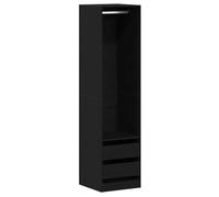 vidaXL Armario de 50 x 50 x 200 cm en Madera diseñada, Duradero, con Barra y estantes para almacenar, Ideal para Interiores. Mueble Moderno con Acabado Mate Suave.