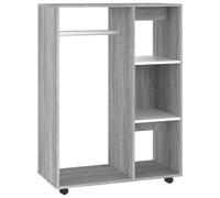 vidaXL Armario Ropero Guardarropa Closet Organizador de Ropa Aparador Dormitorio Muebles Madera Contrachapada Gris Sonoma 80x40x110 cm