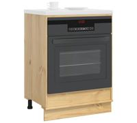 vidaXL Armario Miel 60 x 46 x 81,5 cm Madera de pino macizo, moderno y amplio para sala