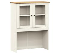 vidaXL Armario Superior tocador Vigo Madera Pino Blanco 78x30x100 cm