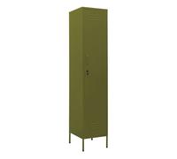 Vidaxl armario taquilla de acero verde oliva 35x46x180 cm