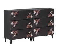 vidaXL Armarios de Almacenamiento 2 uds. 120 x 33 x 75 cm Multicolor, Armario Moderno para Sala, estantería Rectangular, Muebles funcionales, Organizador Que Ahorra Espacio