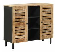 vidaXL Armarios de Almacenamiento Natural 90 x 33 x 75 cm, Mueble de Mango para Salón, Estante Moderno, Unidad Compacta, Solución Funcional, Ahorra Espacio