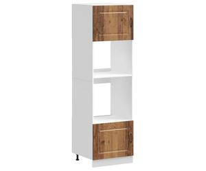 vidaXL Armarios para Horno 2 uds Kalmar Madera Vieja Madera de ingeniería