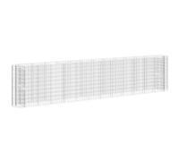 vidaXL Arriate de Gaviones Bancal Jardinera Parterre Estructura Jaula Jardín Caja Patio Macetero Tiestos Soporte Hierro Galvanizado
