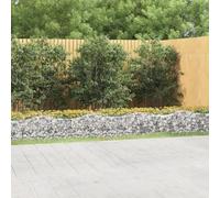 vidaXL Arriate de gaviones Forma Arco Hierro galvanizado 600x50x50cm