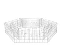 vidaXL Arriate Hexagonal de Gaviones 200x173x40 cm Arriate de Malla Metálica