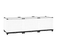 vidaXL Arriate Polipropileno 120x40x38 cm, Jardinera, macetero, bancal Elevado, Maceta, arriate Elevado, Soporte para macetas, Soporte para Plantas
