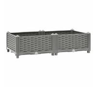 vidaXL Arriate Polipropileno 80x40x23 cm