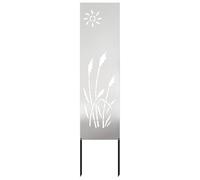 vidaXL Arte de Pared Exterior - Decoración para el Jardín, Cerca, Terraza, Resistente al Clima, Pieza Estética, Panel Decorativo