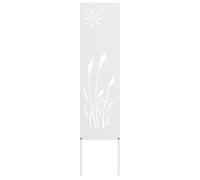 vidaXL Arte de Pared Exterior para el jardín Decorar cercas y terrazas. Es Resistente a la Intemperie y Mejora la estética de tu Patio. Panel Decorativo para embellecer tu Espacio.
