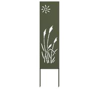 vidaXL Arte de Pared para Jardín - Decoración Exterior, Adorno para Cerca, Obra de Arte para la Terraza, Resistente a la Intemperie, Pieza Estética para el Patio, Panel Decorativo, Embellecedor