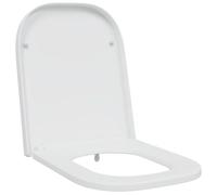 vidaXL Asiento de Inodoro de liberación rápida con Cierre Suave Duroplast Blanco