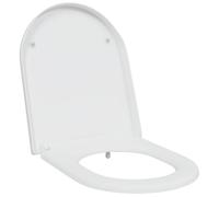 vidaXL Asiento de Inodoro de Liberación Rápida con Cierre Suave Duroplast Blanco