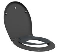 vidaXL Asiento de Inodoro Familiar Asiento para niños y Sistema de liberación rápida en Duroplast