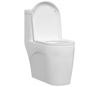 vidaXL Asiento de WC Ajustable 48 x 36,5 x 4,5 cm Polipropileno, Renueva tu baño, Accesorio Resistente, Sistema de liberación rápida, Asiento de Polipropileno, Pieza Funcional