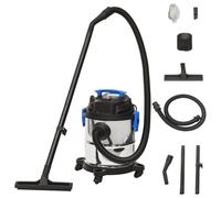 VidaXL Aspiradora De Seca Y Húmeda 1200 W 20 L Plateado