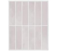 vidaXL Azulejo Rectangular 20 pcs Beige 29 x 23 x 0,08 cm, Decoraciones para paredes de baño, azulejos rectangulares, adhesivos brillantes, manualidades DIY