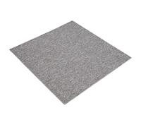 vidaXL Azulejos de moqueta marrón, 50 x 50 cm, 4 piezas PP y betún, para dormitorio, pisos modulares, alfombra suave, para interiores, sala de estar, soluciones elegantes, fácil de cuidar