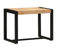 vidaXL Banco 60x35x45 cm Madera Maciza de Mango Rugoso, Banco de Pasillo, Banco de Pasillo, Banco de Zapatos, Asiento de Banco de Pasillo