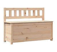 Banco de madera maciza de pino 110x41x76,5 cm