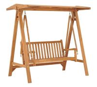 vidaXL Banco Balancín Columpio Patio Jardín Terraza Balcón Hamaca Asiento Silla Mecedora Porche Decoración Adorno 170 cm