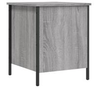 vidaXL Banco con almacenaje Madera ingeniería Gris Sonoma 40x42,5x50cm