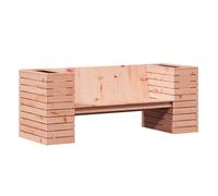 Vidaxl banco con jardineras madera maciza douglas 167,5x60x65 cm