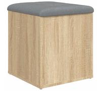 vidaXL Banco de almacenaje Roble Sonoma 42x42x45 cm Madera de ingeniería