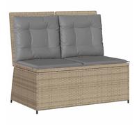 vidaXL Banco de jardín, asiento al aire libre, para patio, muebles modernos para salón, terraza, cubierta, para un backyard versátil