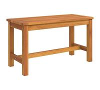 vidaXL Banco de Jardín en Madera Maciza de Acacia 80x35x45 cm, de Exterior para Terraza y Patio - Muebles de Jardín